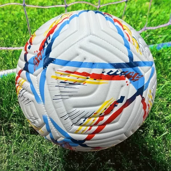 Size 5 Classic Soccer Ball Multicolored - Image 2